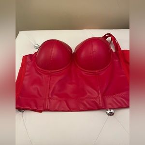 COPY - red push up corset